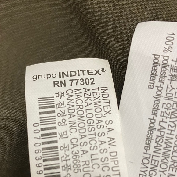 Zara Military Jacket Mens Size Medium Hooded - Picture 4 of 15